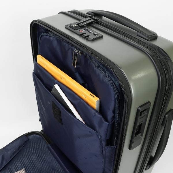 TAKEO KIKUCHI タケオキクチ スーツケース シティブラック S フロント