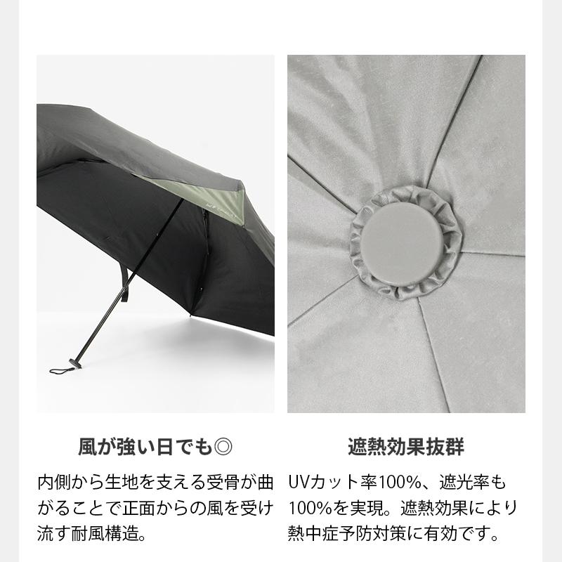 U-DAY ユーデイ 折りたたみ傘 晴雨兼用 55cm オールウェザーウィンド