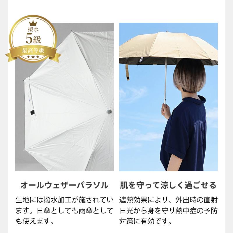 0＆（ゼロアンド） −0＆ zeroand 折りたたみ傘 晴雨兼用 50cm Radi