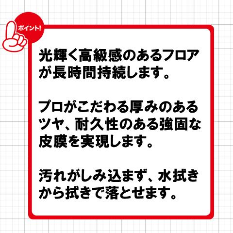 業務用 床用 樹脂 ワックス 高光沢 送料無料 ハイパープロコート（幼稚園・保育園） 18L |  | 02