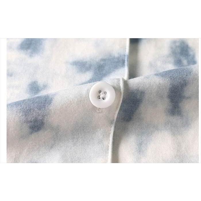 レディース ルームウェアパジャマ セットアップ 寝巻き 部屋着 袖あり 長袖 ロングスリーブ 襟あり シンプル 綿 かわいい 大人可愛い とろみ系 抜け感 |  | 13