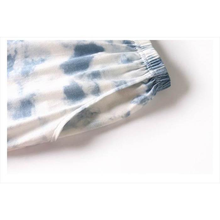 レディース ルームウェアパジャマ セットアップ 寝巻き 部屋着 袖あり 長袖 ロングスリーブ 襟あり シンプル 綿 かわいい 大人可愛い とろみ系 抜け感 |  | 14