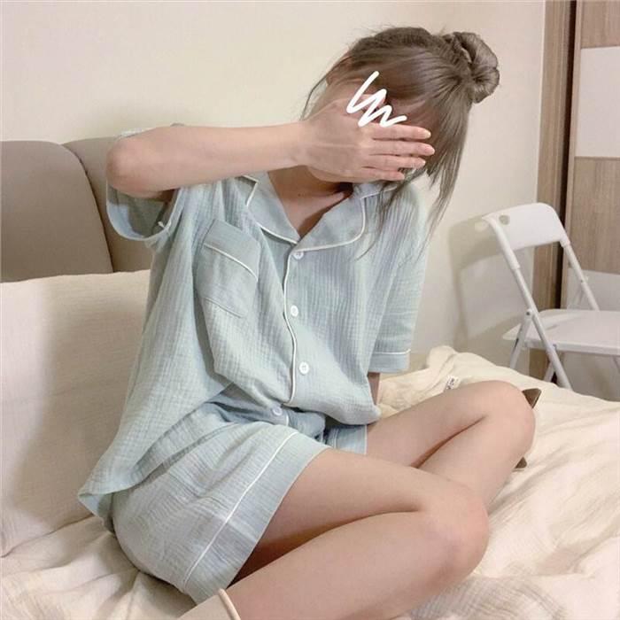 パジャマ レディース シャツ パンツ ショート丈 半袖 襟付き 上下セット お得 かわいい 部屋着 ルームウェア 人気 大人可愛い シンプル |  | 01