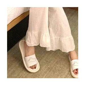 パジャマ レディース 白 トップス長袖 長ズボン 上下セット 可愛い フリル キャンディースリーブ フロントリボン プルオーバー |  | 12