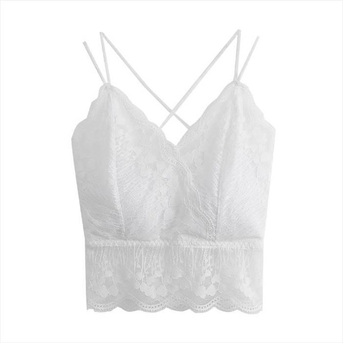 レディース インナーウエア トップス レース キャミソール ホワイト ブラック アプリコット ブラウン グリーンボトミング シャツ セクシー |  | 17