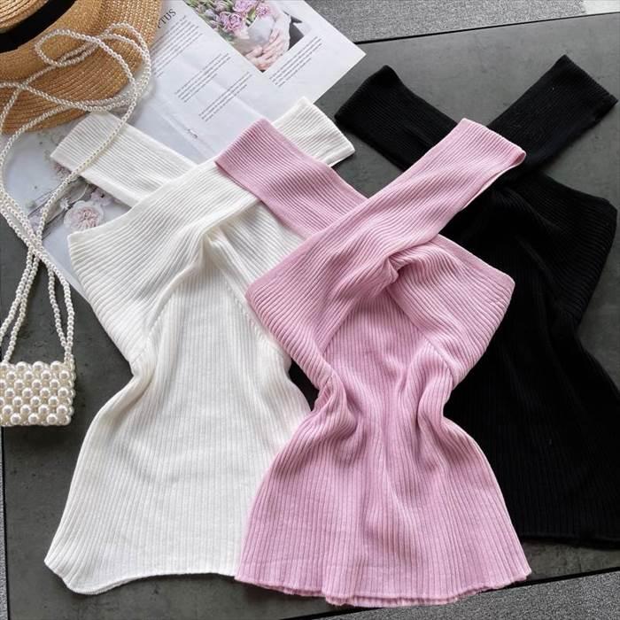 レディース トップ トップス タンクトップ チューブトップ ネット セレブフライド ストリート オールシーズン ホワイト ブラック ピンク ワンサイズ | 