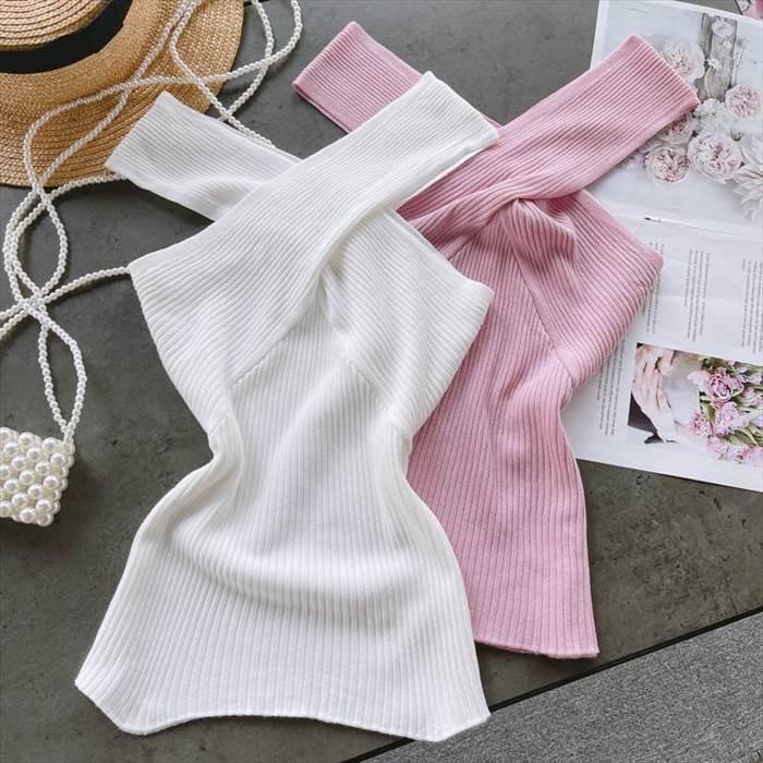 レディース トップ トップス タンクトップ チューブトップ ネット セレブフライド ストリート オールシーズン ホワイト ブラック ピンク ワンサイズ |  | 01