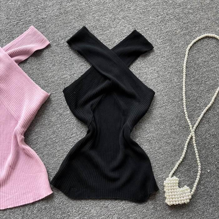 レディース トップ トップス タンクトップ チューブトップ ネット セレブフライド ストリート オールシーズン ホワイト ブラック ピンク ワンサイズ |  | 02