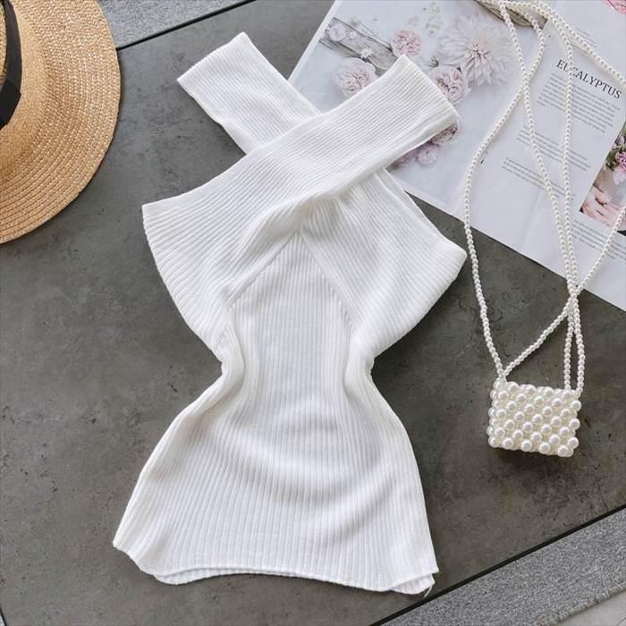 レディース トップ トップス タンクトップ チューブトップ ネット セレブフライド ストリート オールシーズン ホワイト ブラック ピンク ワンサイズ |  | 03