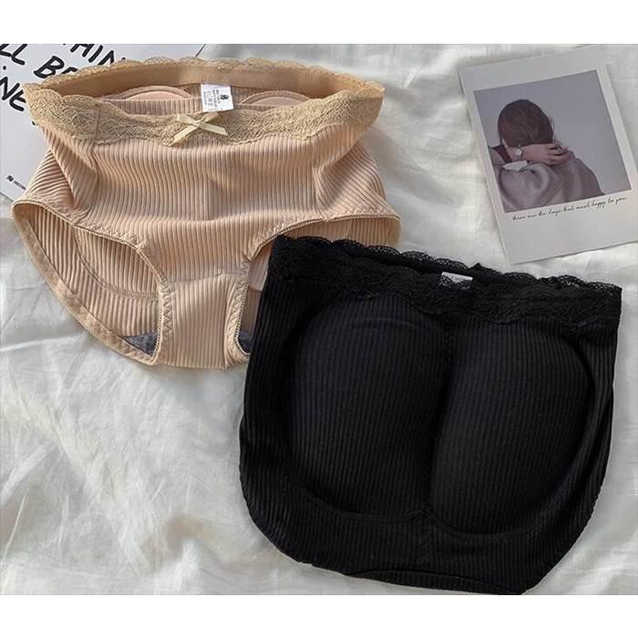 レディースヒップパットショーツ 下着 オールシーズン  20代 30代 40代 50代 パット ショーツ 無地 ２色 ブラック ベージュ 買い物 通勤 通学 |  | 04