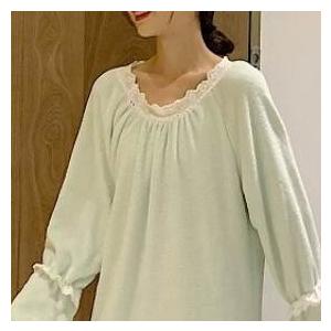 レディース パジャマ ルームウェア 部屋着 ネグリジェ お家時間 ワンサイズ 長袖 ロングスリーブ モコモコ 暖かい 秋 冬 トレンディ インポート プチプラ |  | 10