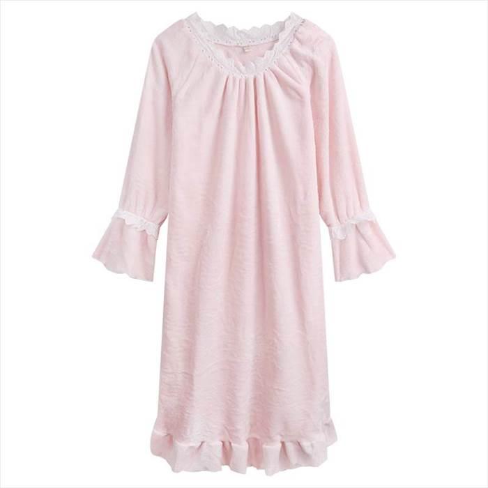 レディース パジャマ ルームウェア 部屋着 ネグリジェ お家時間 ワンサイズ 長袖 ロングスリーブ モコモコ 暖かい 秋 冬 トレンディ インポート プチプラ |  | 15