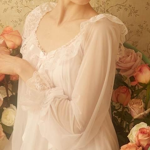 ネグリジェ ベイビードールドレス インナー ルームウェア 部屋着 大人セクシー 大人クール レース リボン シャーリング セクシー パジャマ 女性 |  | 08