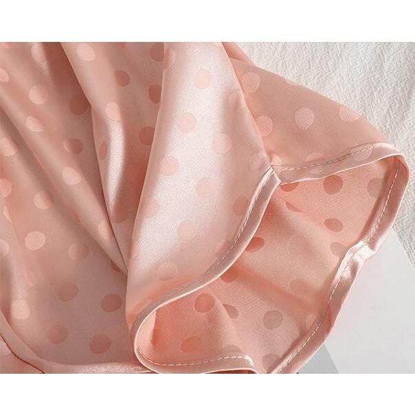 キャミソールパジャマ レディースドット 10代 20代 30代 キャミソール パンツ パジャマ キュート ストラップパジャマ 水玉 サマーパジャマ 夏 サマー |  | 19