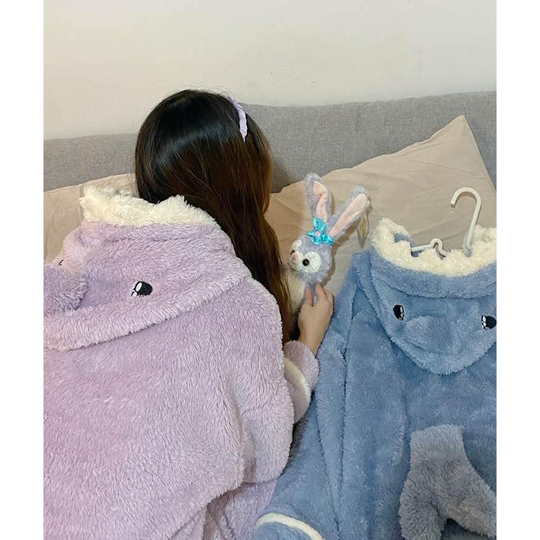 レディース ルームウエア さめ サメ 鮫 アニマル 部屋着 寝巻き ナイトウェア 着ぐるみ コスプレ 着る毛布 インスタ映え 人気商品 ホット 袖あり 長袖 |  | 03