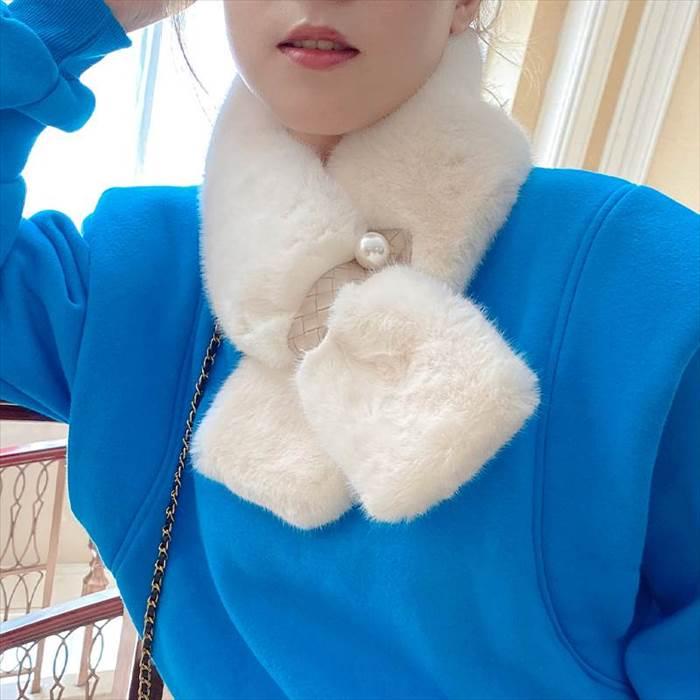 レディース マフラー スカーフ 秋 冬 マスト 首元 ワンサイズ ホワイト ベージュ ピンク カーキ ブラック パール飾り ピュアカラー パール ベルトバックル |  | 07