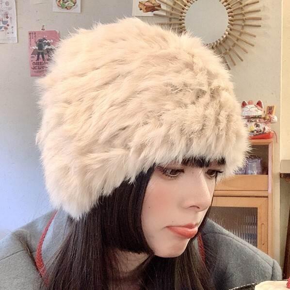 当店オススメ 帽子 フェイクファー帽子 トレンド 新作 新しい カジュアル 段使い ファー ベージュ ブラウン ホワイト ピンク グレー 暖かい ホット 寒い日 |  | 08