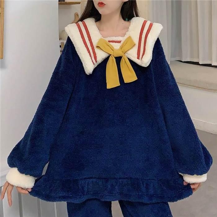 レディース パジャマ 上下セット トレンドパジャマ 上下 セット 秋冬パジャマ 長袖 ボア素材 暖かい モコモコ フワフワ ルーズ かわいい 大人可愛い |  | 18