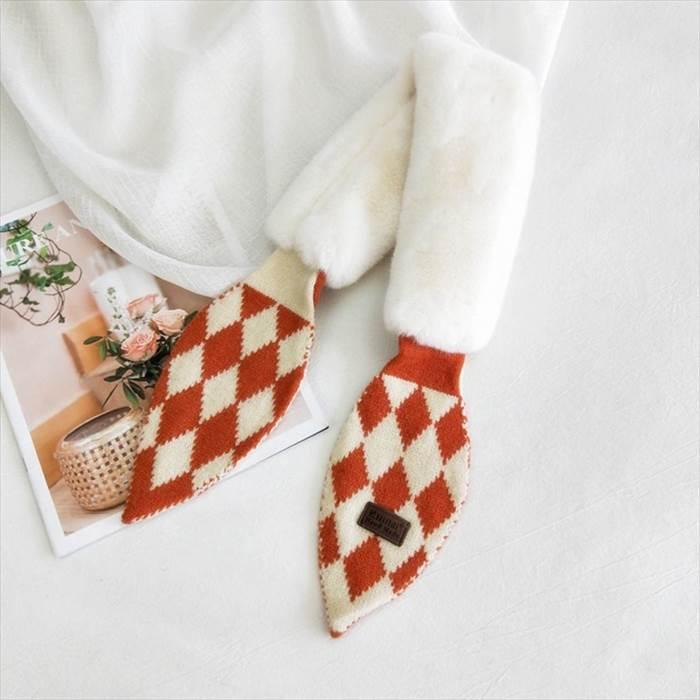 マフラー レディース ティペット ファー ダイヤ ひし形 ふわふわ 暖かい シンプル ショート丈 秋冬 トレンド 流行 新作 ファッション かわいい 大人可愛い |  | 18