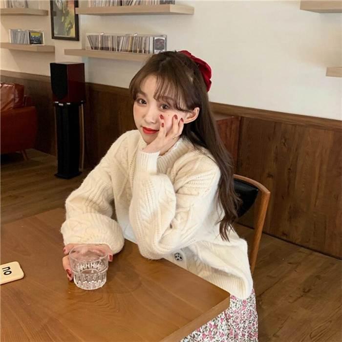 トップス レディース ニット カーディガン ドロップショルダー ケーブル編み ボタン 5サイズ サイズ豊富 4カラー 秋 冬 大人可愛い |  | 10