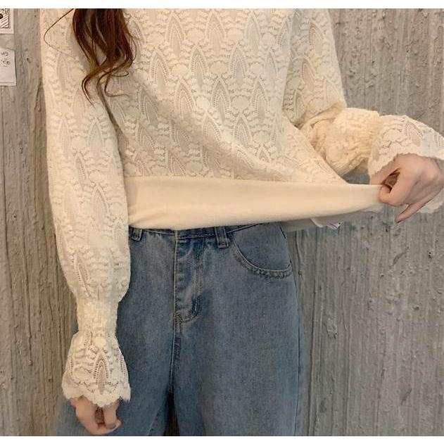 レディース レース トップス ハーフタートルネック 大人女子 かわいい ガーリー フリル袖 フレアスリーブ お出かけ 女子会 デート お食事 休日 特別な日 通勤 |  | 10