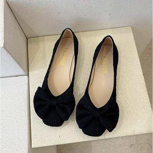 シューズ レディース フラットシューズ スクエアトゥ ぺたんこ ぺたんこシューズ ローヒール ゴム底 リボン 黒 ブラック 白 ホワイト ベージュ かわいい |  | 13