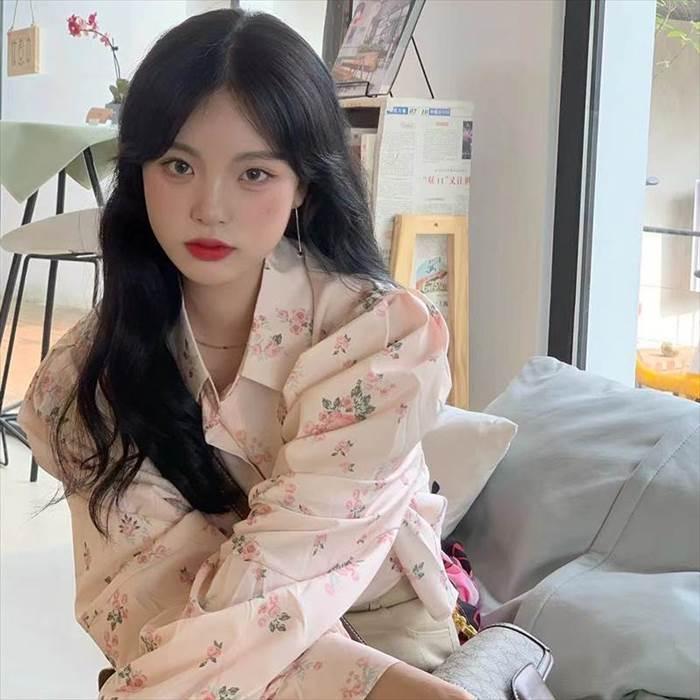 トップス レディース 女性用 長袖 ショート丈 ミニ丈 ストレート シャツ ポロシャツ ブラウス 襟あり 前ボタン 大人可愛い フォーマル カジュアル |  | 02