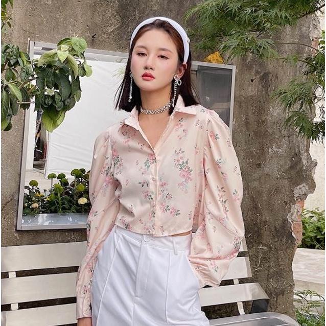 トップス レディース 女性用 長袖 ショート丈 ミニ丈 ストレート シャツ ポロシャツ ブラウス 襟あり 前ボタン 大人可愛い フォーマル カジュアル |  | 09