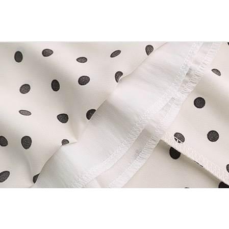 ワンピース レディース ミドル丈 ミドル 半袖 袖あり パフスリーブ Aライン Aラインスカート ドット柄 柄 水玉 プリント スクエアネック ジッパー ファスナー |  | 19