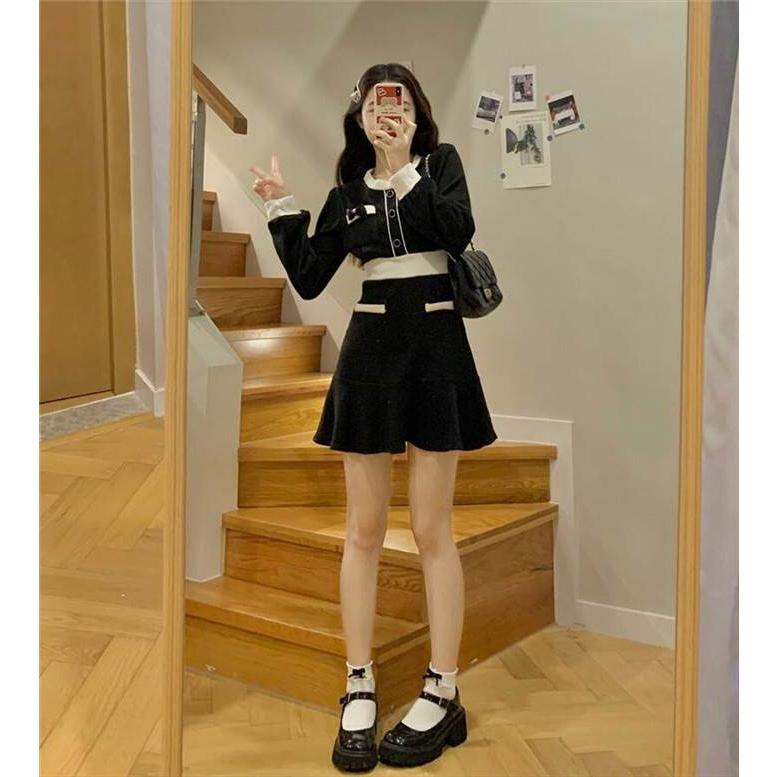 レディース ワンピース ブラック ホワイト 白 黒 パフスリーブ長袖 インポートファッション 海外デザイン スタイリッシュ ゆるかわファッション |  | 14