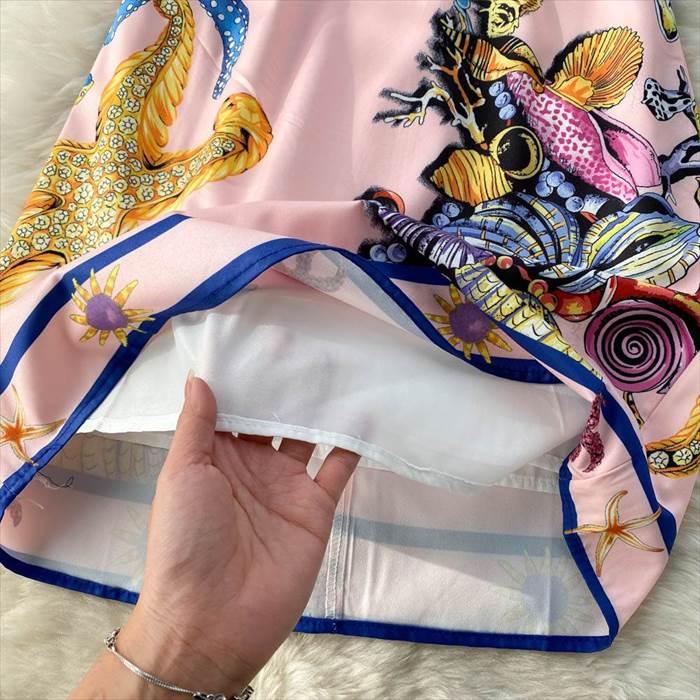 レディース ワンピース エスニック エキゾチック アジアン 海の中 海柄デザイン インポートファッション 海外デザイン スタイリッシュ 個性的 個性派 |  | 15