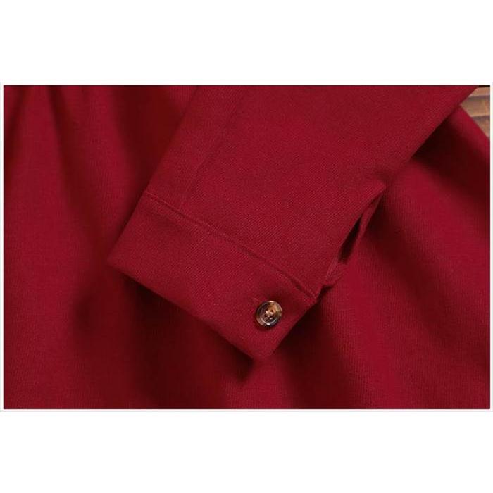 ワンピース レディース ひざ丈 膝丈 ミモレ丈 ミディアム丈 袖あり 長袖 襟付き ボウタイ ボタン フレアスカート Aライン リボン 外国風 かわいい 大人可愛い |  | 13