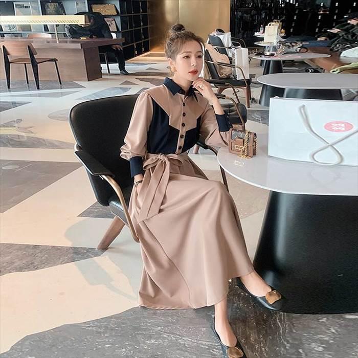 サイズ豊富 レトロデザイン 今風 ワンピース ワンピドレス 新作トレンディ ウエストリボン メリハリ 海外デザイン かっこいい ラグジュアリー キュート |  | 03