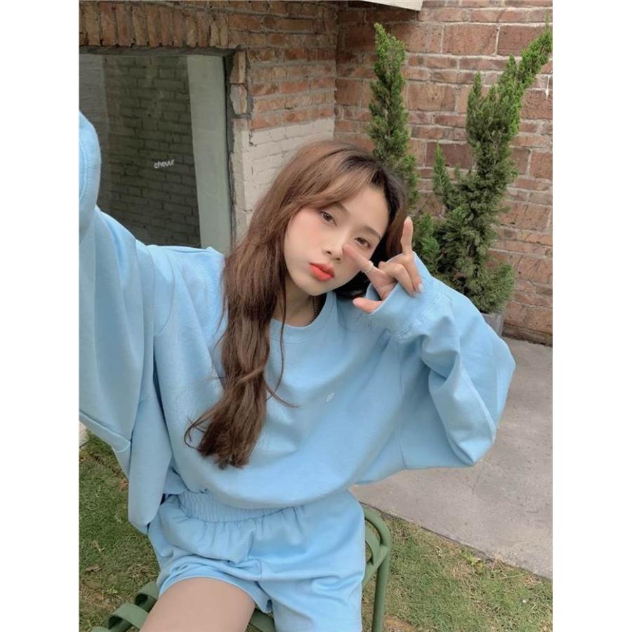 セットアップ レディース ルームウェア 上下セット 2点セット ツーピース 人気カラー 新作 ニュールック パジャマ トレーナー ショートパンツ 部屋着 寝巻き |  | 08