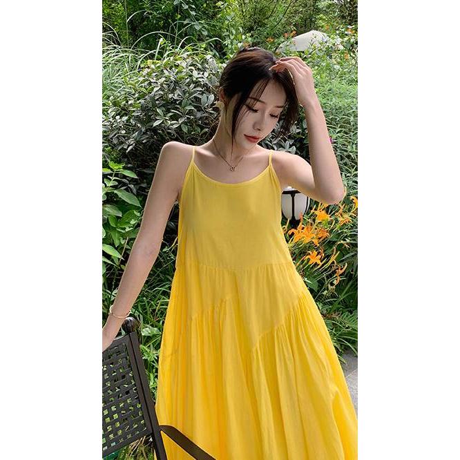 SeaRoomlynn イエロー キャミワンピース S シールームリン