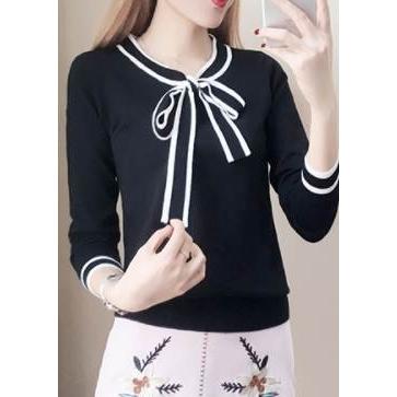 トップス レディース ニットソー 袖あり 長袖 Vネック リボンタイ リボン 可愛い 大人可愛い きれいめ シンプル カジュアル 大人 上品 おしゃれ お洒落 |  | 02