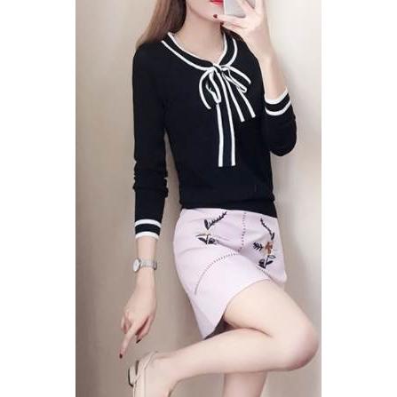 トップス レディース ニットソー 袖あり 長袖 Vネック リボンタイ リボン 可愛い 大人可愛い きれいめ シンプル カジュアル 大人 上品 おしゃれ お洒落 |  | 08