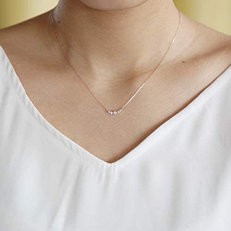 4℃(ヨンドシー)K10ピンクゴールド(PG)ネックレス 111646123111 ヨンドシー K10ピンクゴールド PG ネックレス