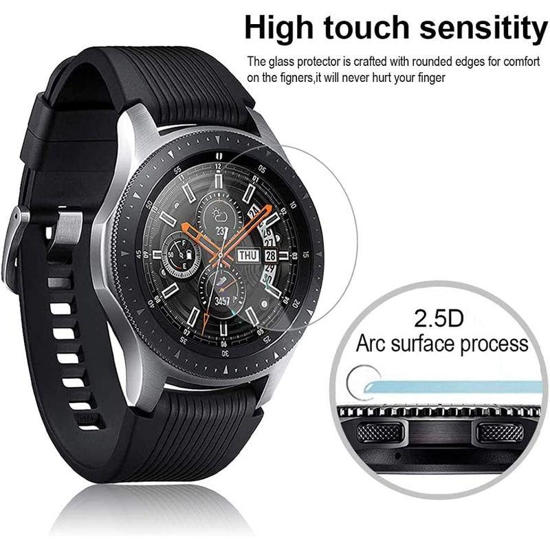 3枚入りSamsung Galaxy Watch Active 2 R82044mm用ガラスフィルム 高透過率 薄型 硬度9H 飛散防止処
