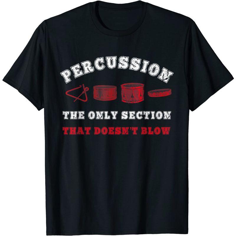 Percussion Drumline Band Camp Marching Band Funny Shirt Tシャツ