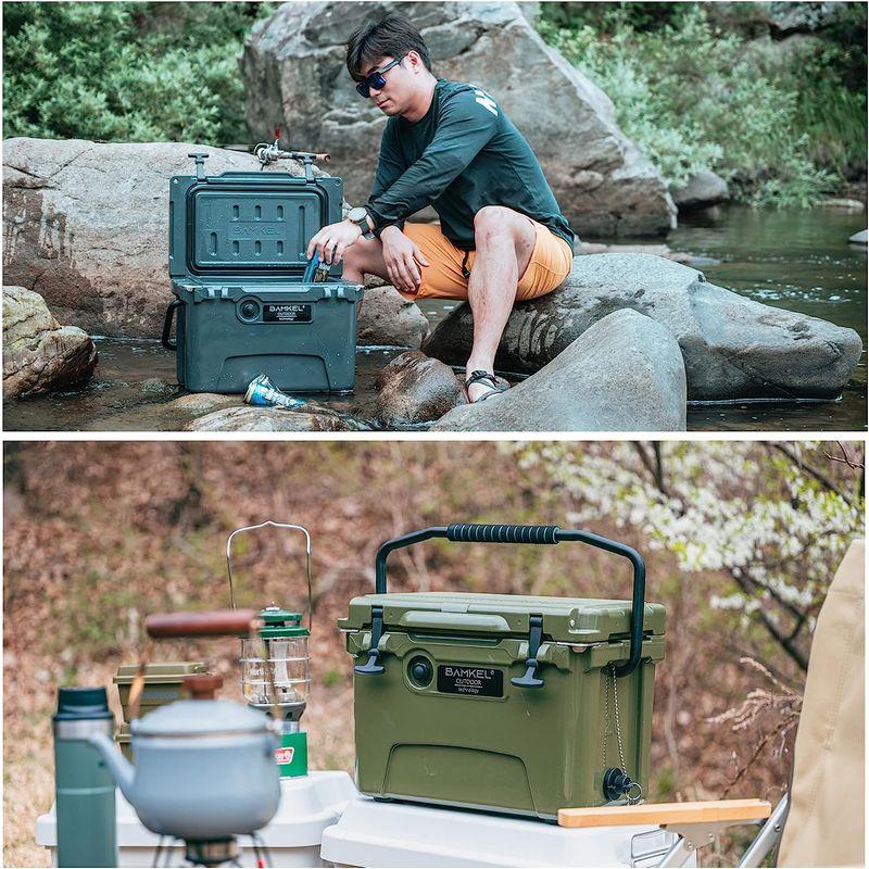 BAMKEL(バンケル) クラシック クーラーボックス 42.6L 33.1L 18.9L 韓国アウトドアブランド 長時間 保冷 選べるカラ バンケル クラシック クーラーボックス 6L 1L 9L 韓国アウトドアブランド 長時間 保冷 選べるカラ