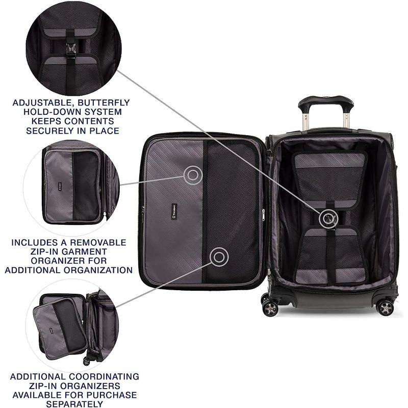 【美品】 Travelpro トラベルプロ Crew Versapack，407186301 ジェットブラック， MAX SIZE 【F7551737620】(27478円)