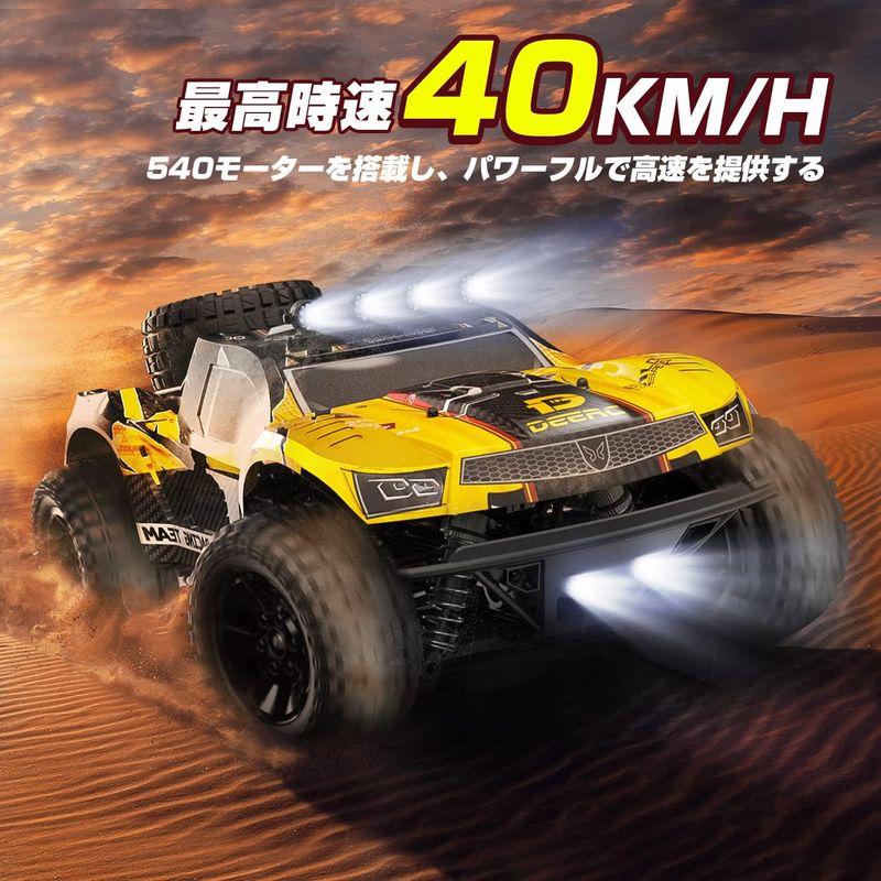DEERC ラジコンカー 人気 オフロード こども向け 4wd RCカー 1