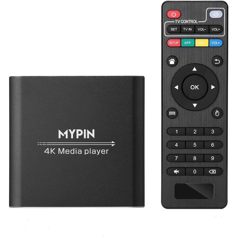 MYPIN リモコン付き4Kメディアプレーヤー、8TB HDD/USBドライブ/TFカード/H.265 MP4 PPT MKV AVI対応｜violette-shop｜08