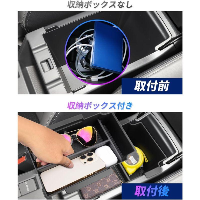 SXCY 新型 スバル クロストレック コンソールボックス 二重収納 アームレストボックス センターコンソールトレイ ダブル収納ボックス 車｜violette-shop｜07