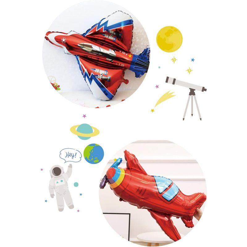 Diva 誕生日 バルーン 恐竜 パトカー 飛行機 宇宙飛行士 セット 飾り付け 男の子 飾り パーティ 巨大 風船 バースデー 装飾 (パ｜violette-shop｜08