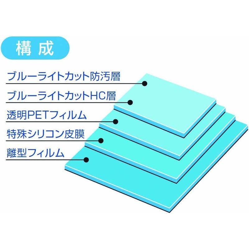 ナカバヤシ(Nakabayashi) Digio2 液晶保護フィルム 透明 ブルーライトカット 光沢 気泡レス加工 15.6インチワイド (｜violette-shop｜04