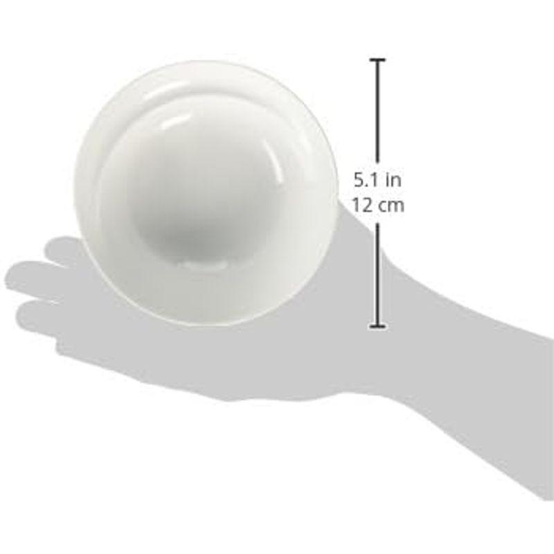 白山陶器 ボール(小) 白磁 (約)φ12.5×4.5cm コモ COMMO 波佐見焼 日本製 ama-521099｜violette-shop｜02