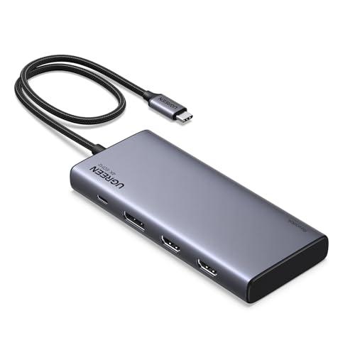 UGREEN Revodok USB-C ハブ ドッキングステーション 3画面出力 HDMI *2