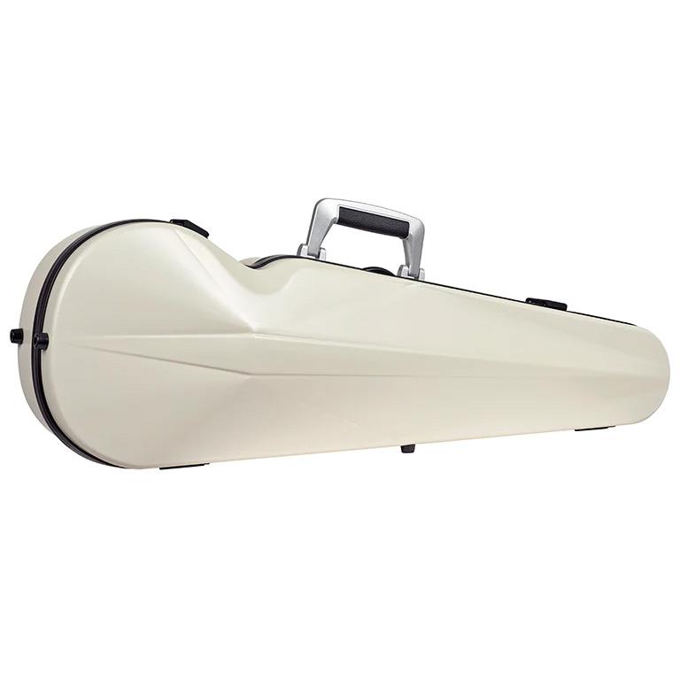 Bam バイオリンケース Supreme Ice Hightech Polycarbonate Contoured SUP2002XLWN ホワイト-ブラックバージョン (バム・スプリーム・アイス・ポリカーボネート)の画像